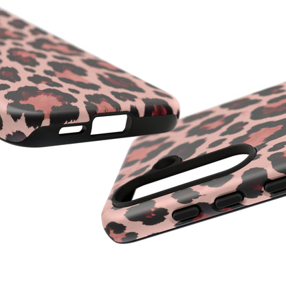 Wild Burgundy Samsung Galaxy Tough Case | leopard print