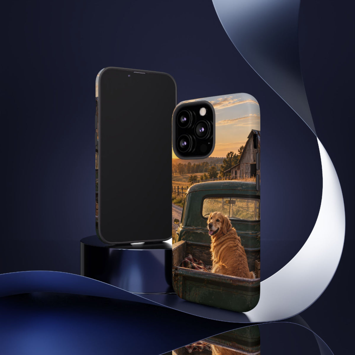 Sunday Road Golden iPhone Tough Case | golden retriever