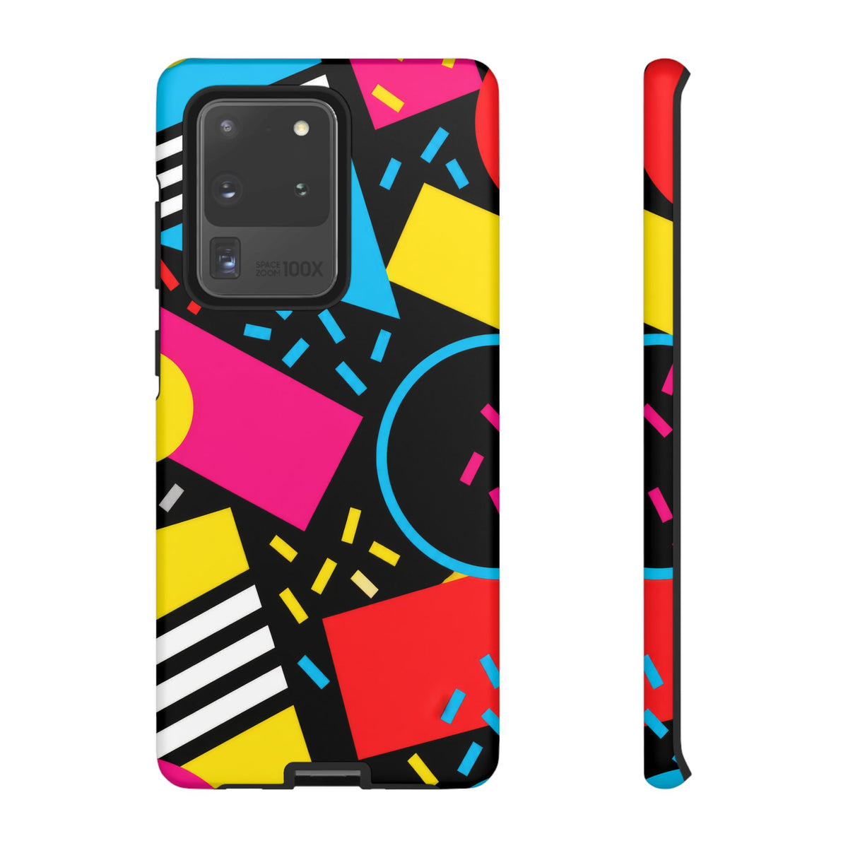 Midnight Confetti Samsung Galaxy Tough Case | Bright Abstract on Black