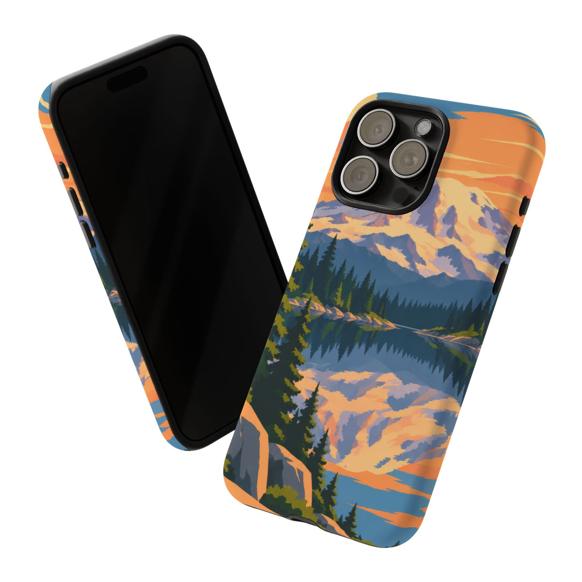 Mount Rainier — Mirror Dawn iPhone Tough Case