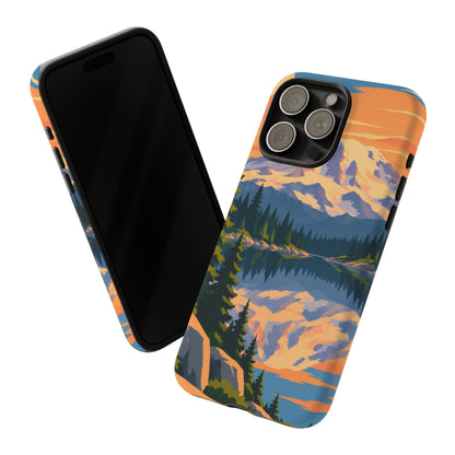 Mount Rainier — Mirror Dawn iPhone Tough Case