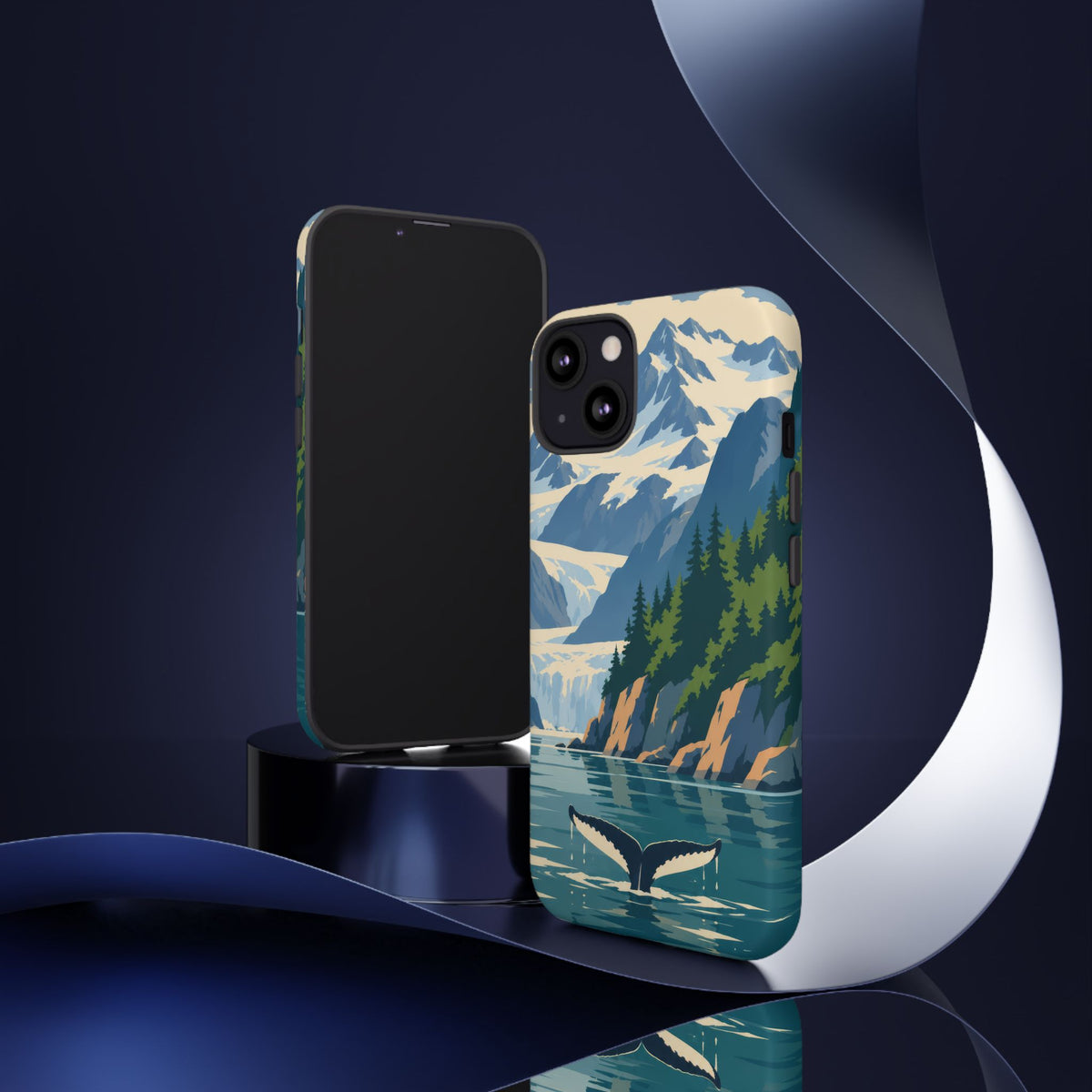 Glacier Bay — Fjord Silence iPhone Tough Case