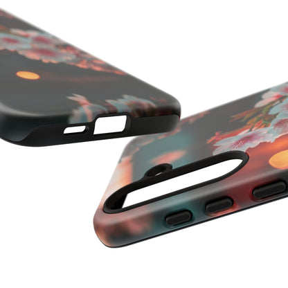 Kyoto Blossom Lanterns Samsung Galaxy Tough Phone Case