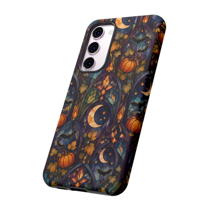 Amber Moon Window Samsung Galaxy Tough Case | celestial halloween
