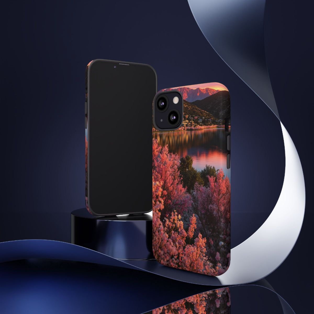 Alpine Bloom Lake iPhone Tough Phone Case