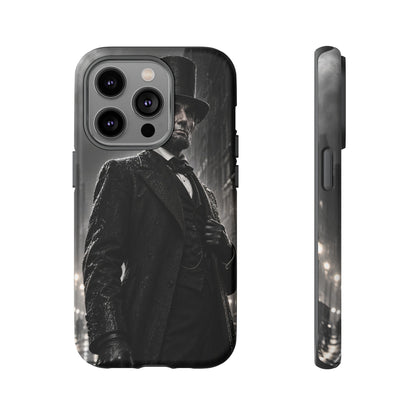 Abe after Midnight iPhone Tough Case | noir lincoln