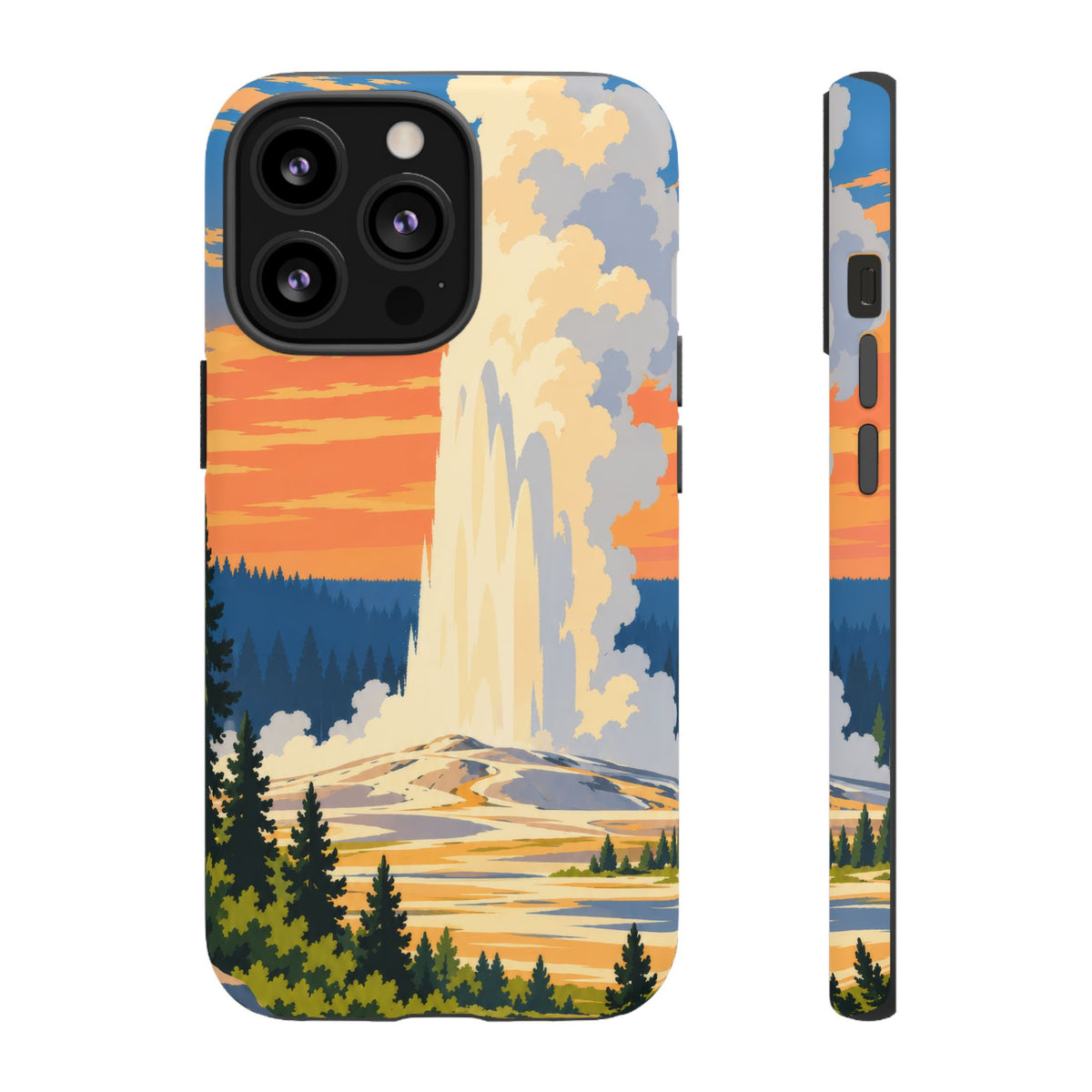 Yellowstone — Geyser Dawn iPhone Tough Case