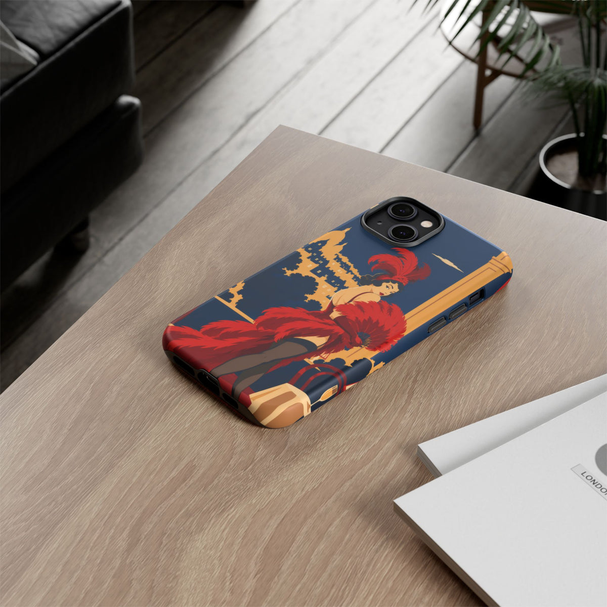 Moulin Rouge Dancer — Velvet Encore iPhone Tough Case | cabaret dancer