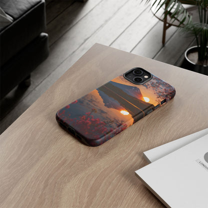 Fuji Golden Reflection iPhone Tough Phone Case