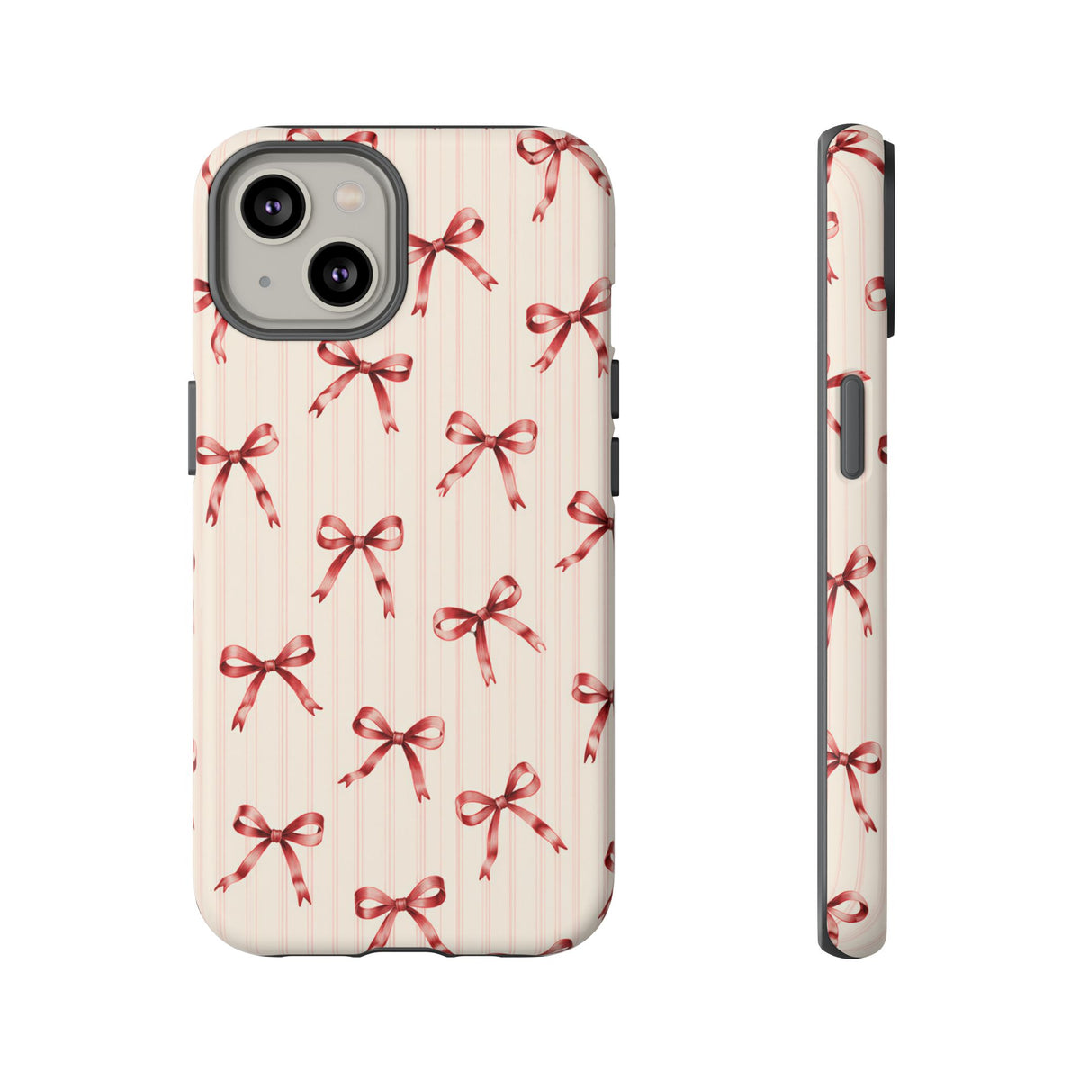 Red Bow iPhone Tough Case | Ribbon Waltz