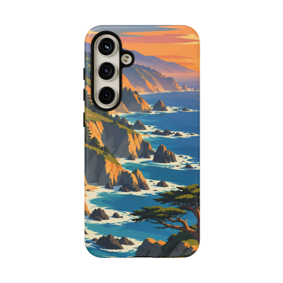 Big Sur — Cypress Coast Samsung Galaxy Tough Case