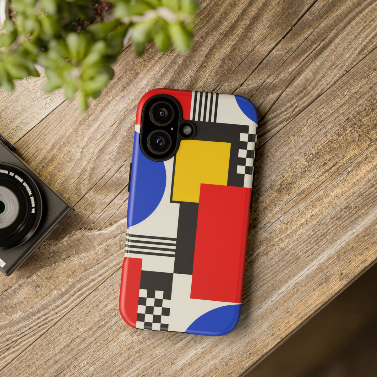 Primary Frequency iPhone Tough Case | Primary Color Geometry