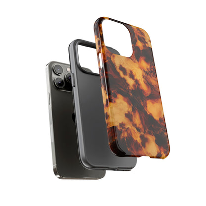 Amber Marble iPhone Tough Case | Amber Mosaic