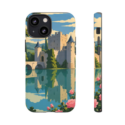 English Castle — Moat and Roses iPhone Tough Case