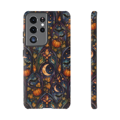 Amber Moon Window Samsung Galaxy Tough Case | celestial halloween