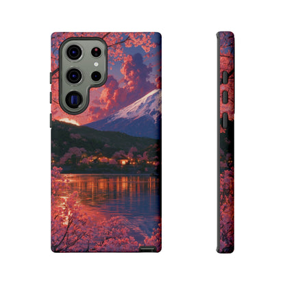 Sakura Lakeside Village Samsung Galaxy Tough Phone Case
