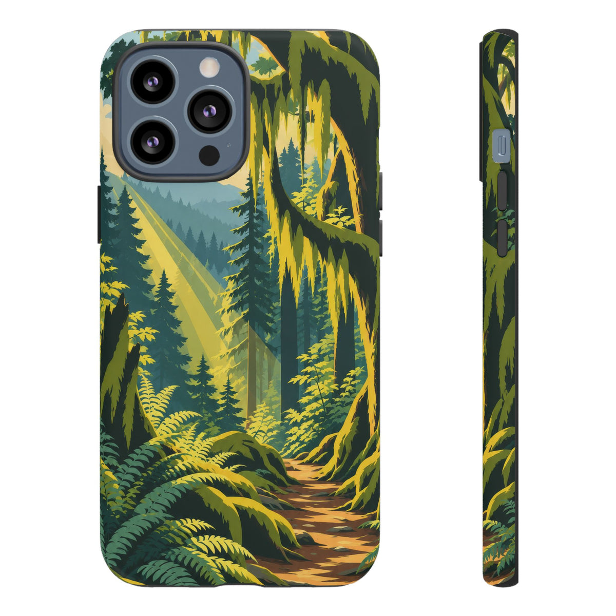 Hoh Rain Forest — Mosslight iPhone Tough Case