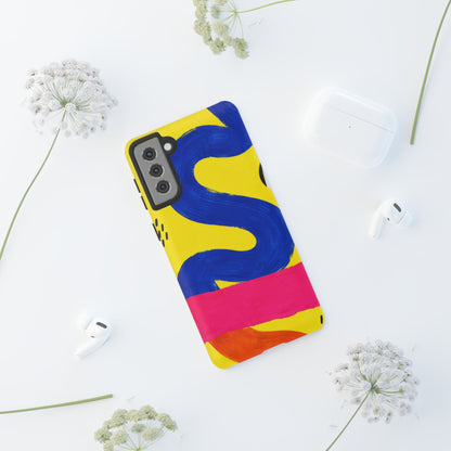 Offbeat Samsung Galaxy Tough Case | Abstract Color Block Art