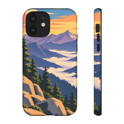 Misty Mountains — Amethyst Pass iPhone Tough Case