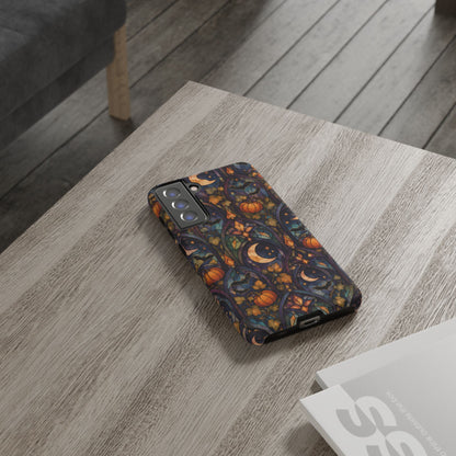 Amber Moon Window Samsung Galaxy Tough Case | celestial halloween