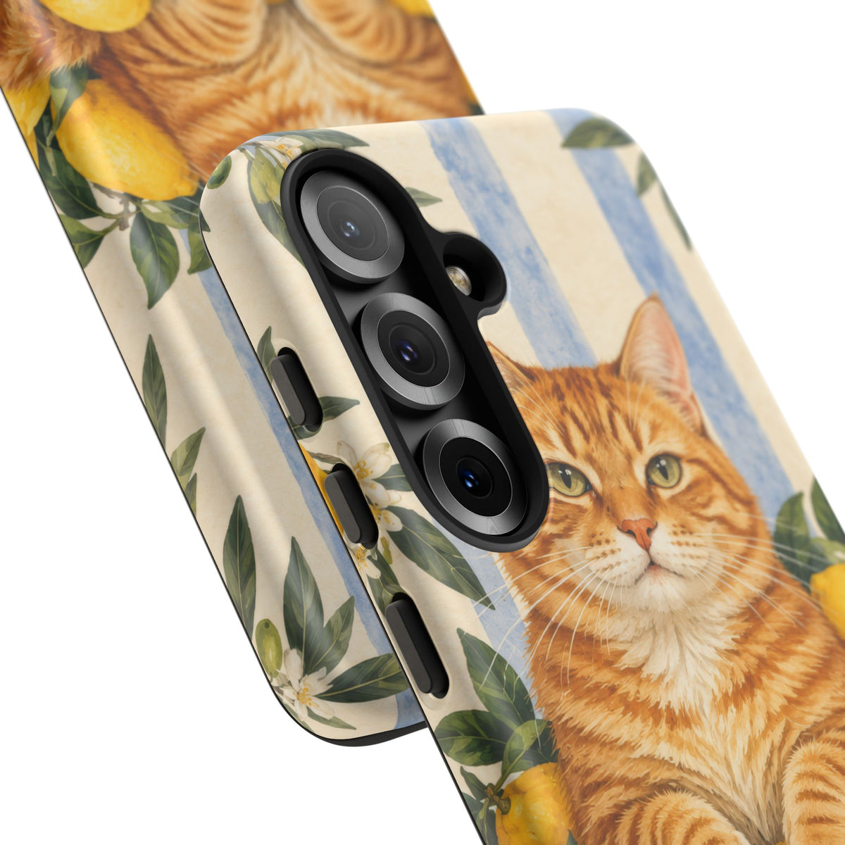 Citrus Inspector Samsung Galaxy Tough Case | ginger cat