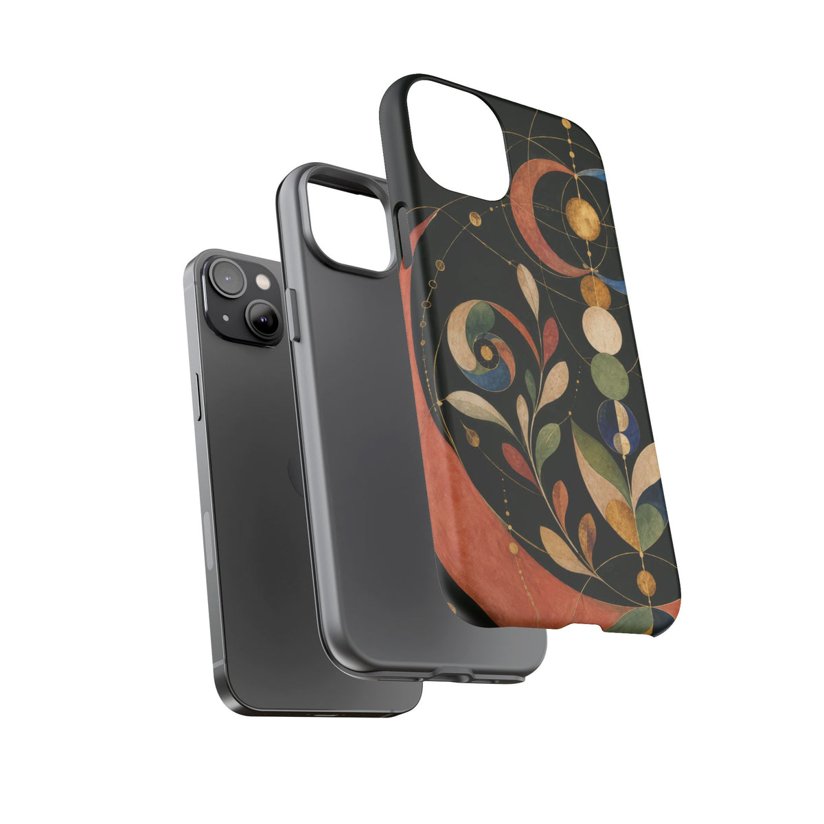 Orbital Garden iPhone Tough Case | Celestial Botanical Geometry