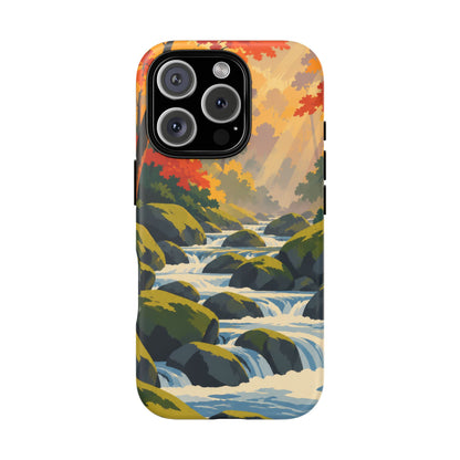 Great Smoky Mountains — Autumn Creek iPhone Tough Case