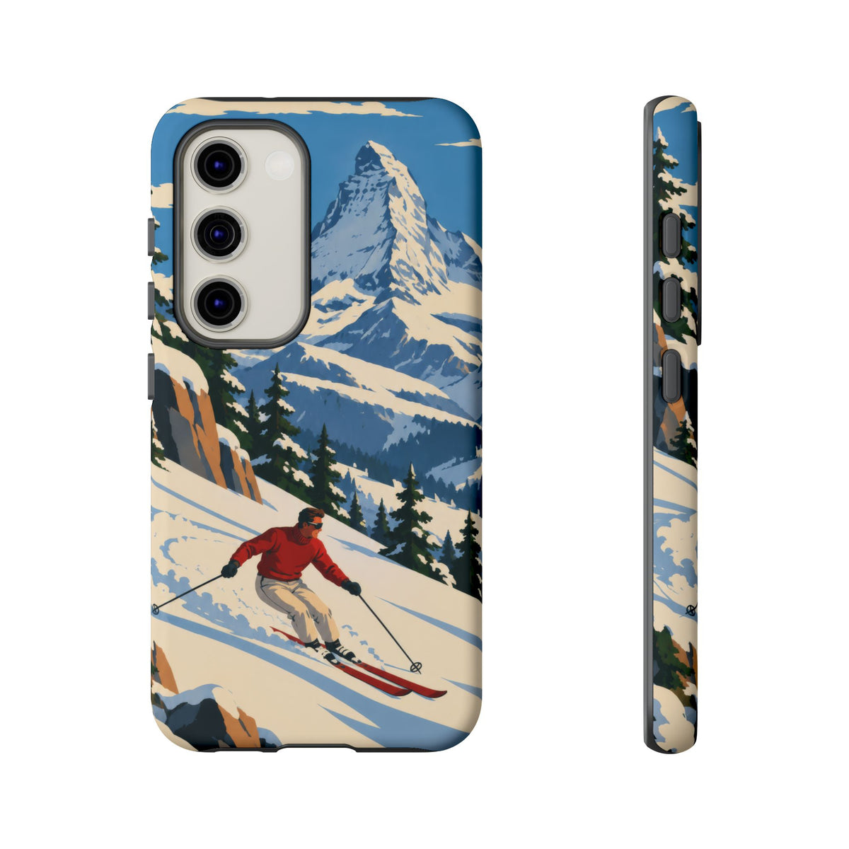 Swiss Skiing — Downhill Arc Samsung Galaxy Tough Case