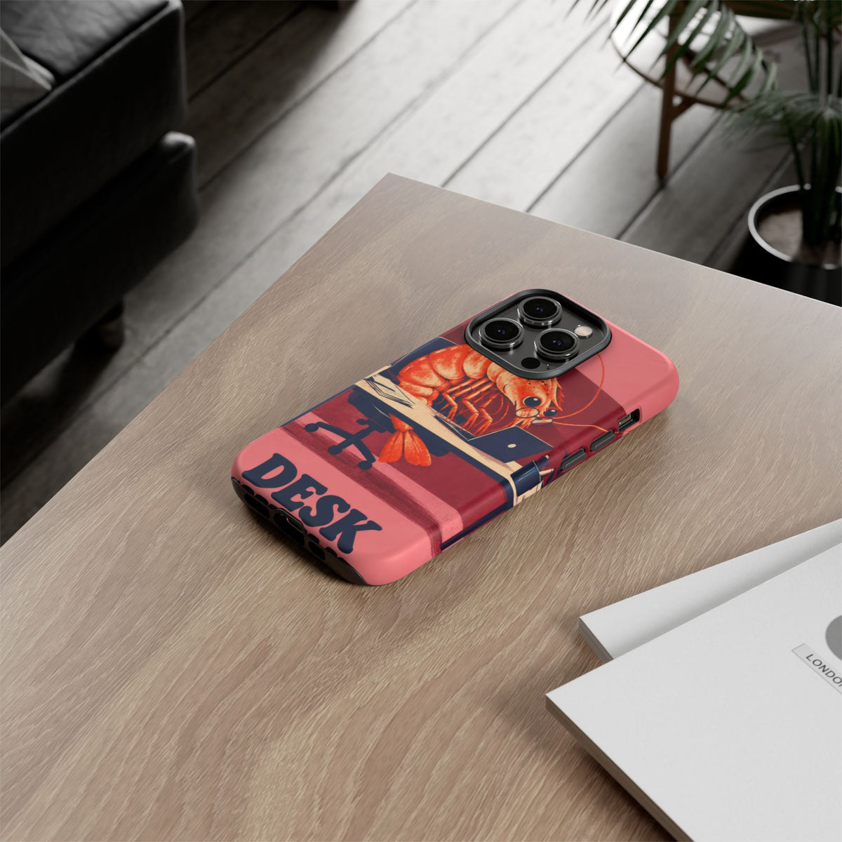 Desk Shrimp iPhone Tough Case