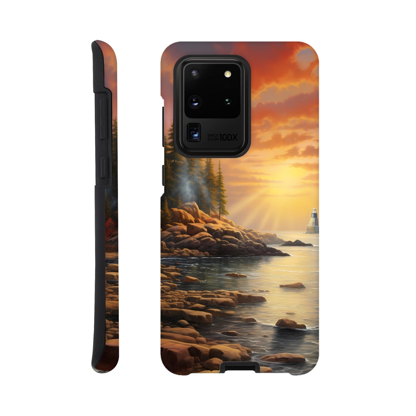 Samsung Case - Acadia Lighthouse Luminance