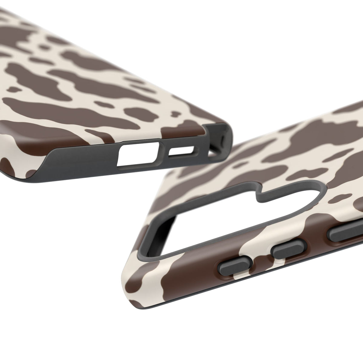 Cocoa Ranch Samsung Galaxy Tough Case | Brown Cow Print