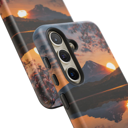 Fuji Golden Reflection Samsung Galaxy Tough Phone Case
