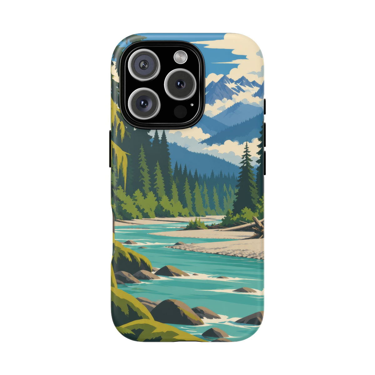 Hoh Rain Forest — Rivergreen iPhone Tough Case