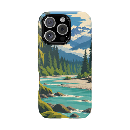 Hoh Rain Forest — Rivergreen iPhone Tough Case