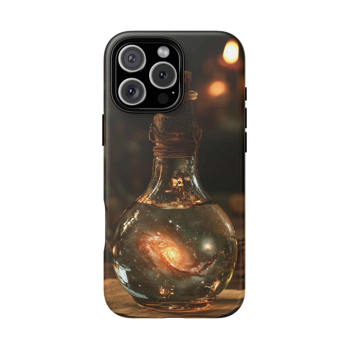 Bottled Cosmos iPhone Tough Case | Galaxy in an Antique Bottle