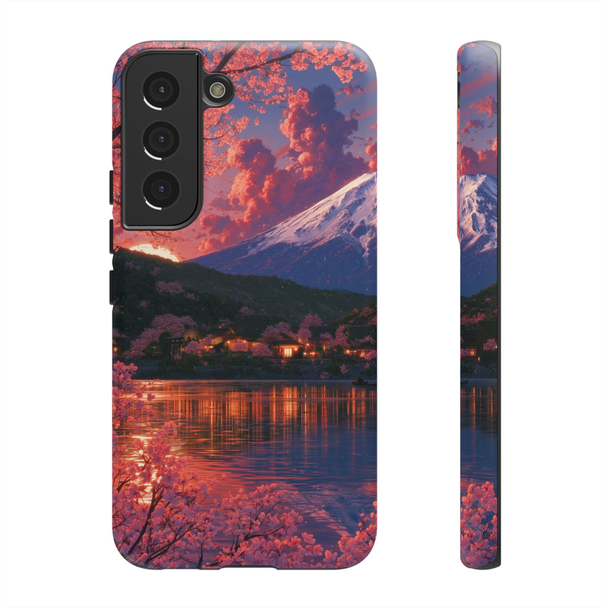 Sakura Lakeside Village Samsung Galaxy Tough Phone Case