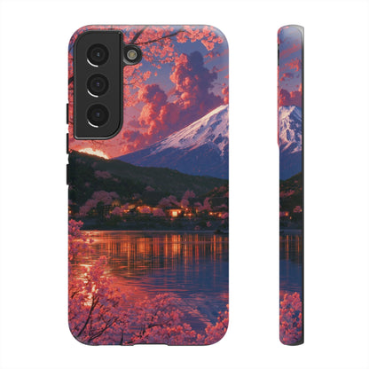 Sakura Lakeside Village Samsung Galaxy Tough Phone Case