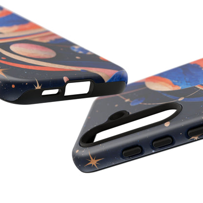 Cosmic Cut Paper Samsung Galaxy Tough Case | modern space