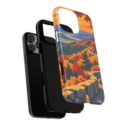Skyline Drive — Overlook Gold iPhone Tough Case