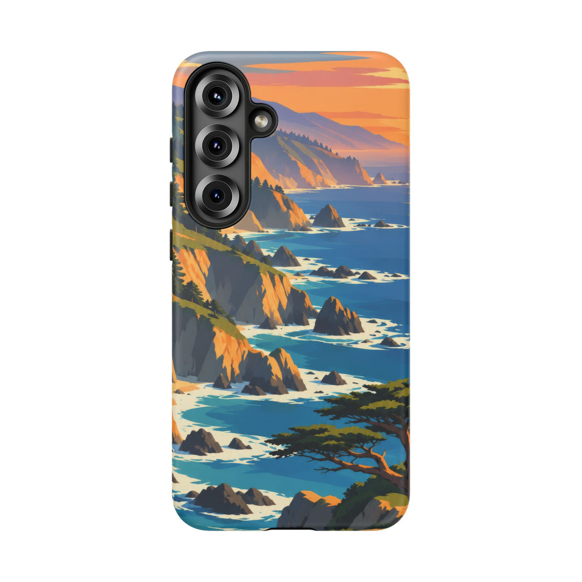 Big Sur — Cypress Coast Samsung Galaxy Tough Case