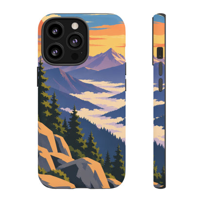 Misty Mountains — Amethyst Pass iPhone Tough Case