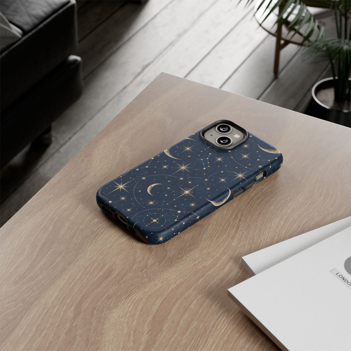 Celestial Moon iPhone Tough Case | Nocturne Atlas