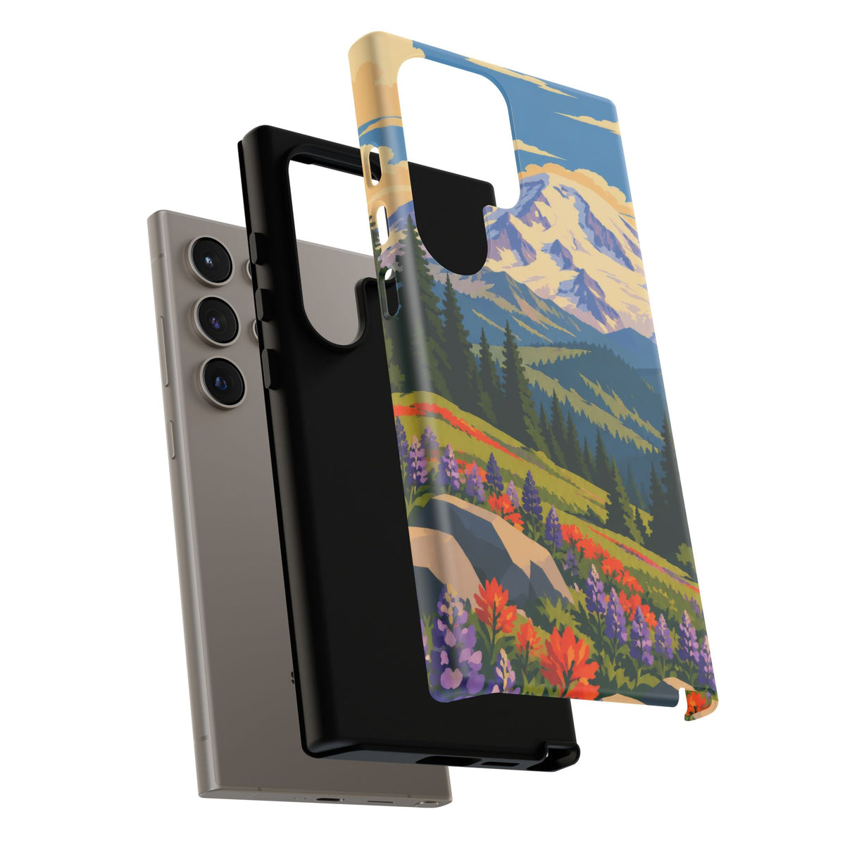 Mount Rainier — Meadow Radiance Samsung Galaxy Tough Case