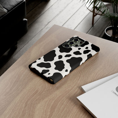 Classic Holstein Samsung Galaxy Tough Case | Black & White Cow Print