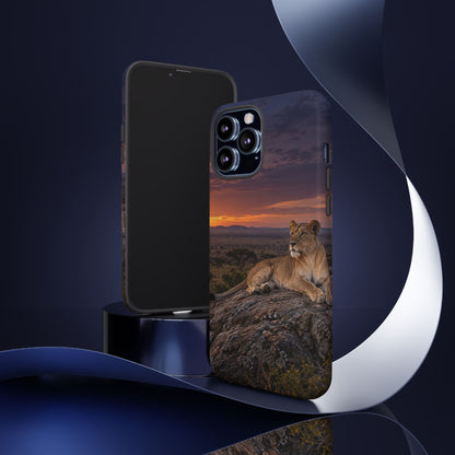 Lioness in the Blue Hour iPhone Tough Case