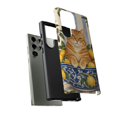 Citrus Inspector Samsung Galaxy Tough Case | ginger cat