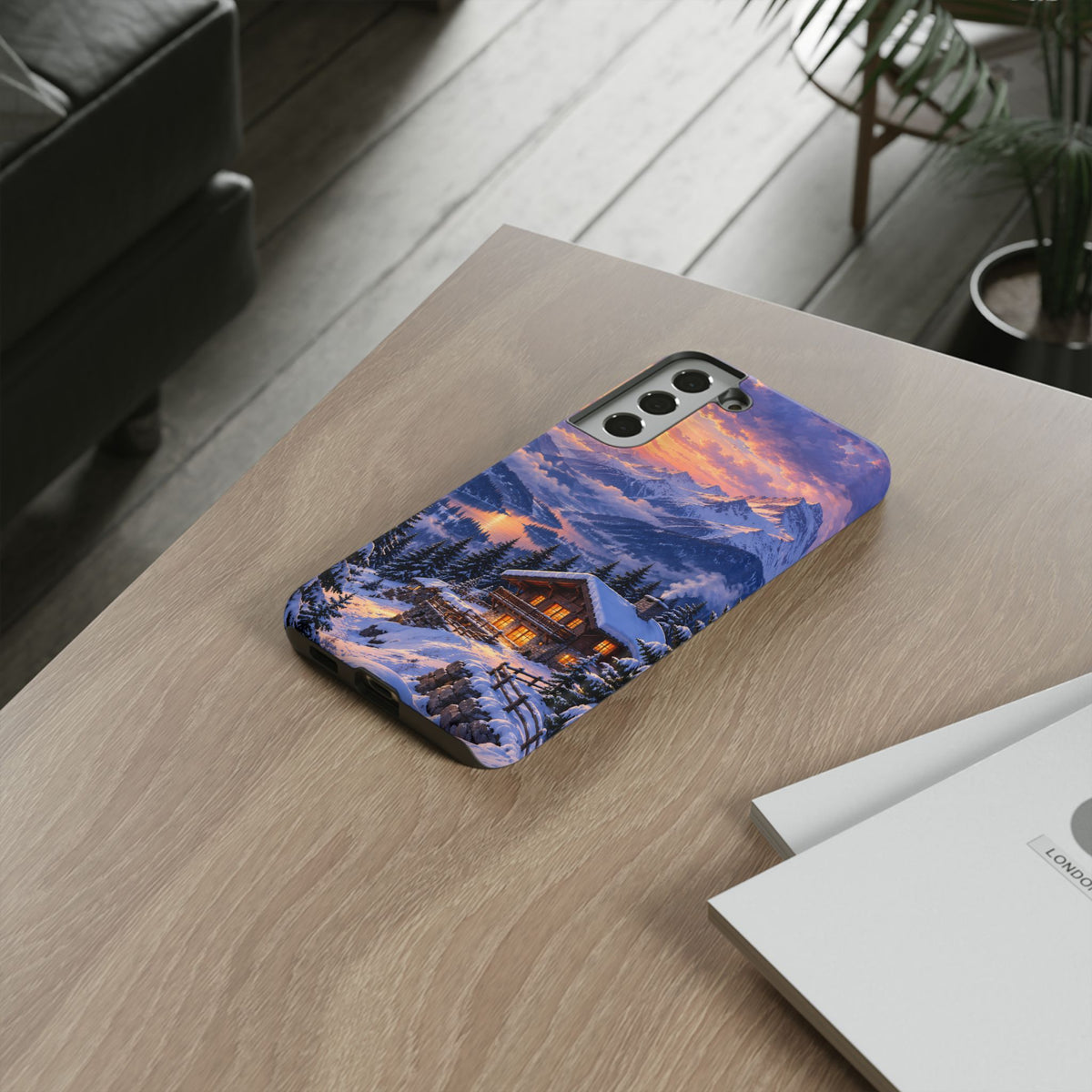 Alpine Hearth Samsung Galaxy Tough Case | winter cabin