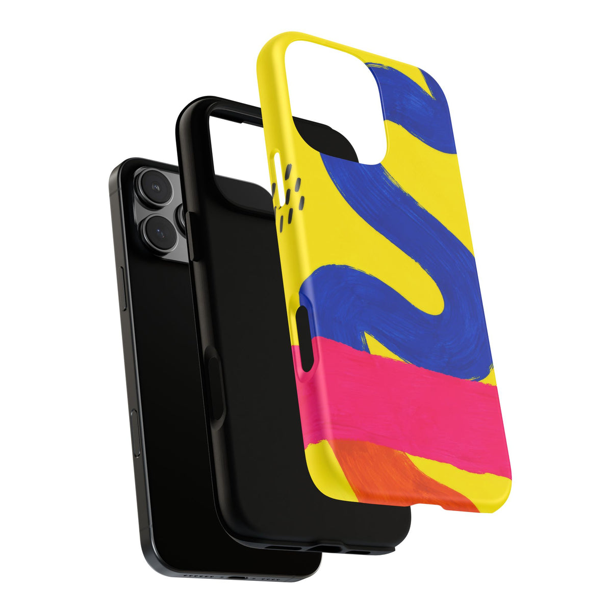Offbeat iPhone Tough Case | Abstract Color Block Art
