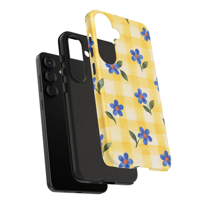Buttercup Picnic Samsung Galaxy Tough Case | yellow gingham