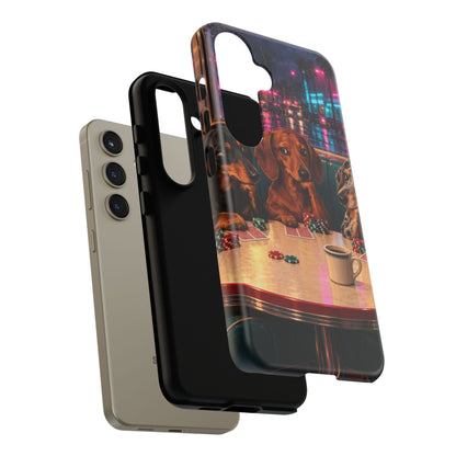 All-Night Aces Samsung Galaxy Tough Case | dachshund poker